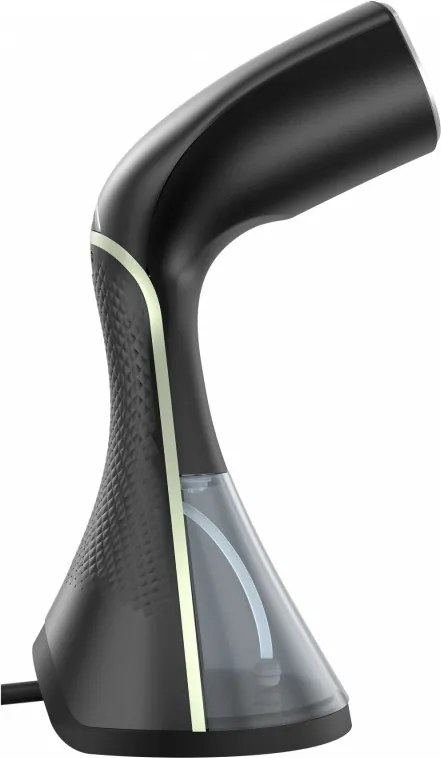La mâna a doua: Aparat de calcat cu aburi AENO AGS0003, 1500 W, 0.250 L, 3 trepte, Inaclzire rapida, 180C, Negru