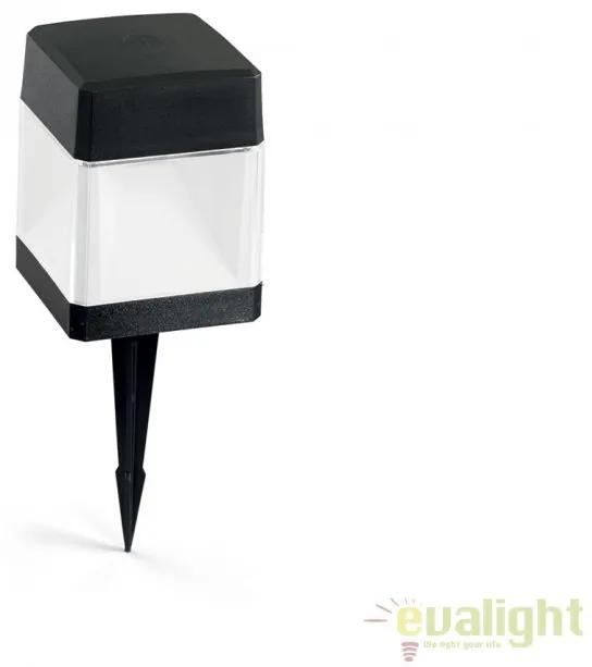 Stalp LED iluminat exterior design modern ELISA PT1 SMALL negru 187921