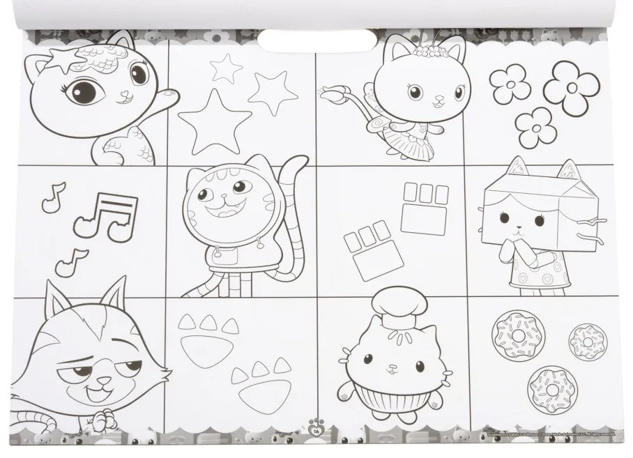 Gabby's Dollhouse Cats set de colorat și activități