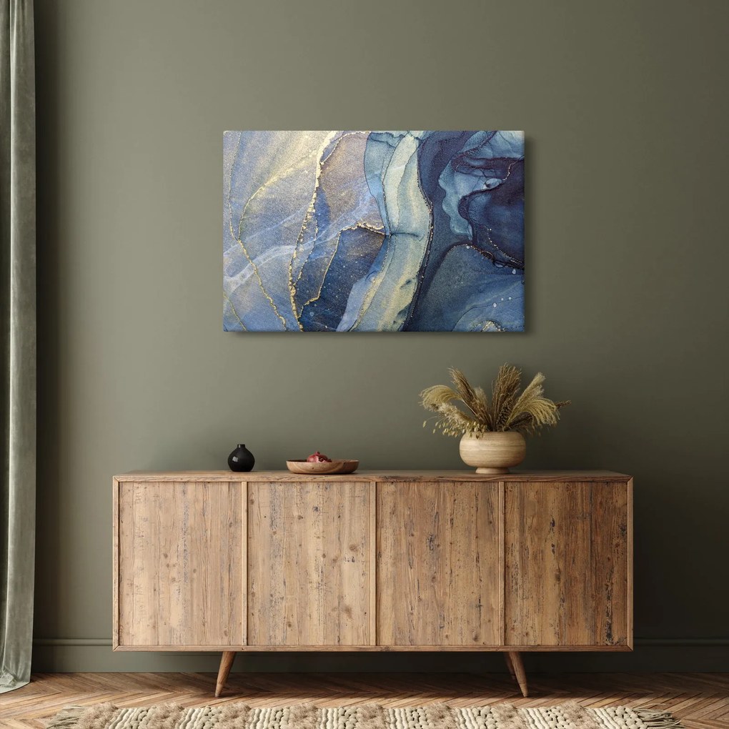 Tablou - Abstracție cu cerneală cu alcool (90x60 cm)