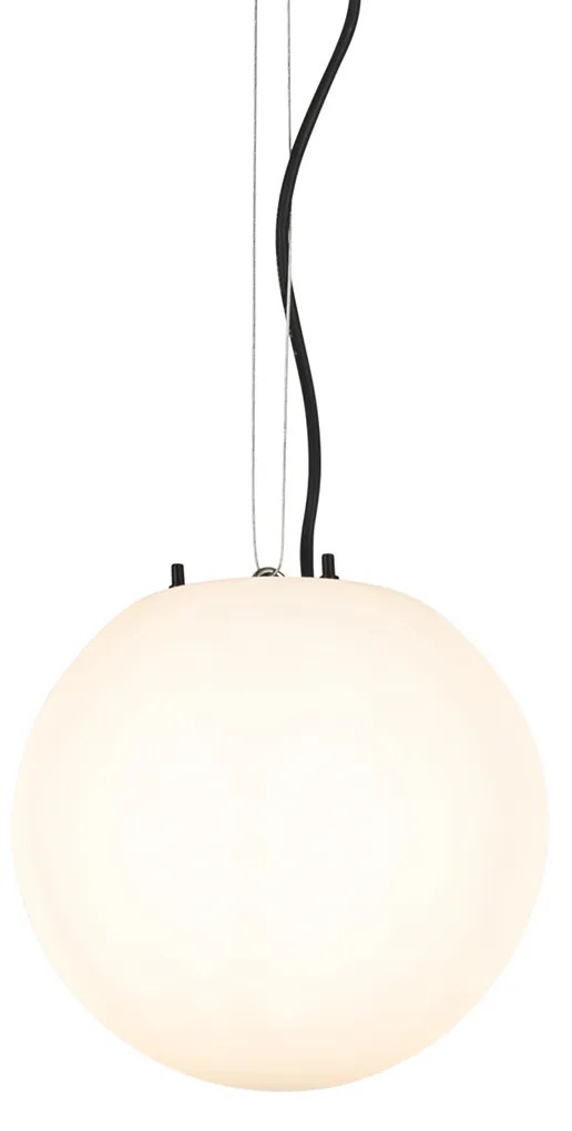Lampă modernă suspendată pentru exterior alb 25 cm IP65 - Nura