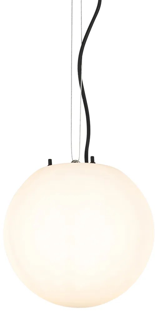 Lampă suspendată de exterior modernă albă 25 cm IP65 - Nura