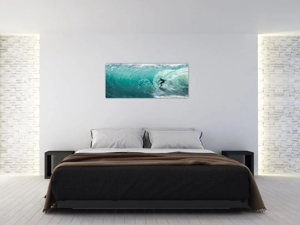 Tablou cu surferi (120x50 cm)