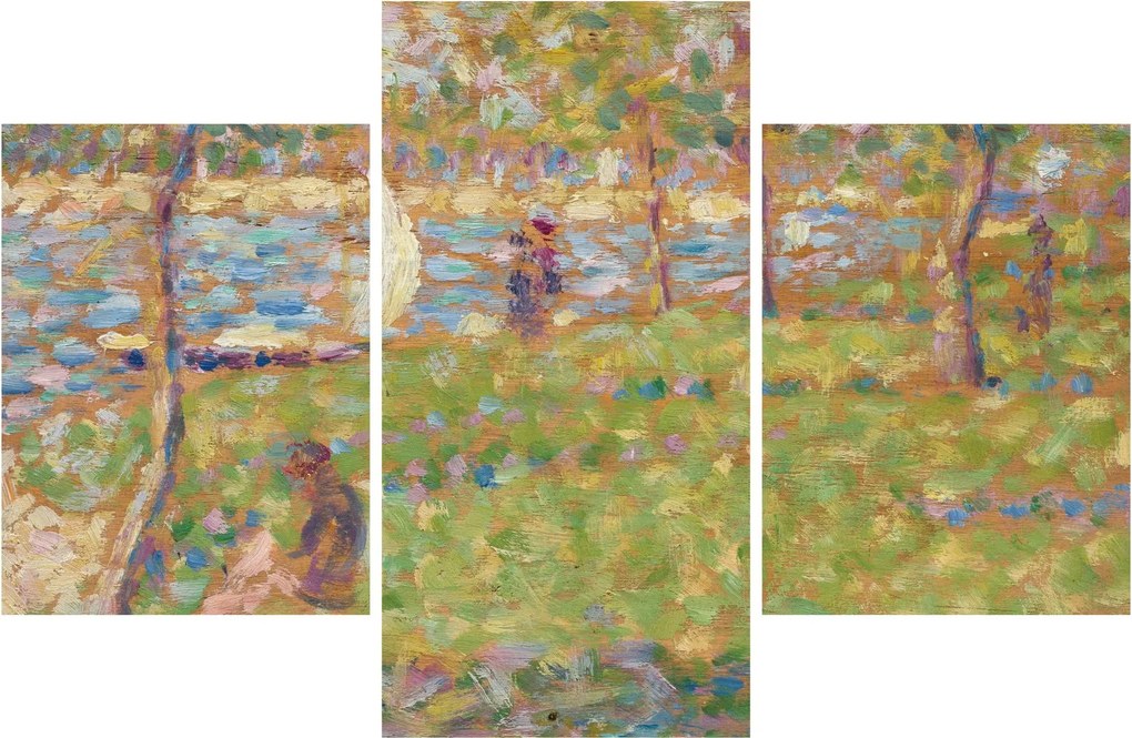 Tablou - Georges Seurat, Study for "La Grande Jatte", reproducere (90x60 cm)