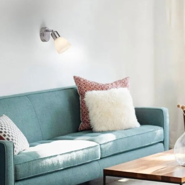 Spot de perete JUST LIGHT. 11951-55 KARO 1xE14/40W/230V crom