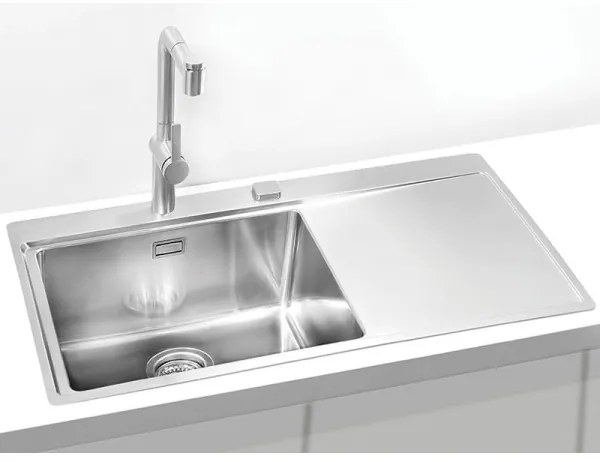 Chiuvetă de bucătărie ALVEUS 1103652 PURE 86x52,5 cm crom