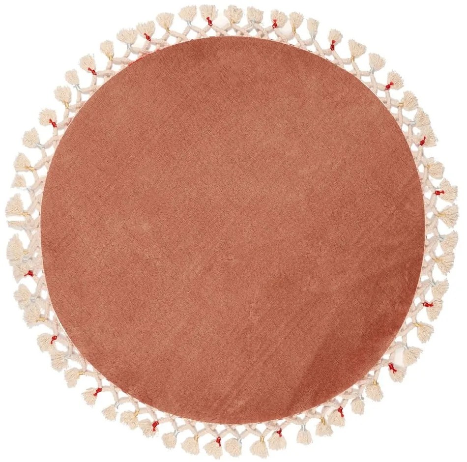 Covoraș de baie maro ø 80 cm Tuft – Foutastic