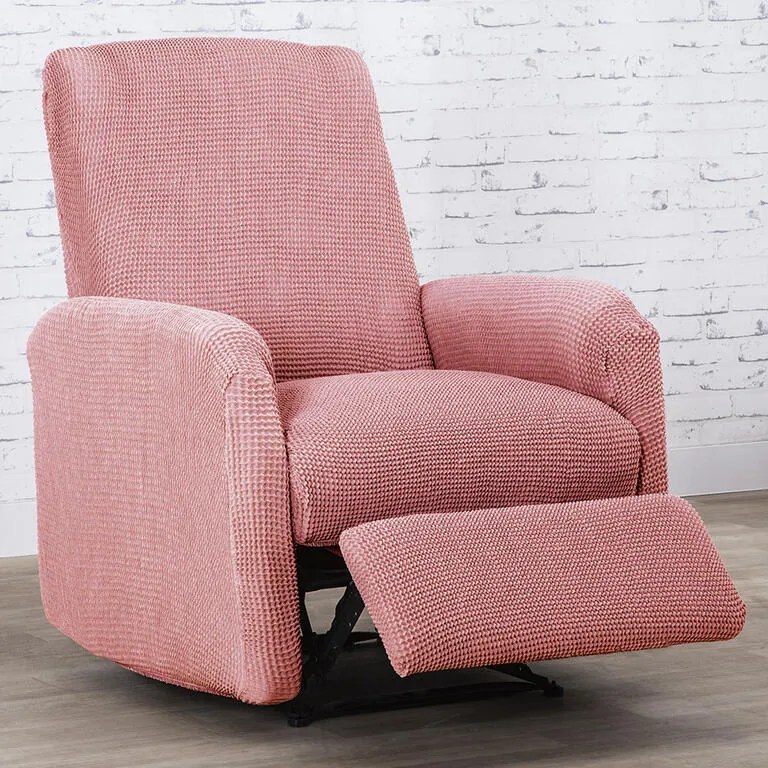 Huse care se întind foarte bine NIAGARA coral canapea cu otoman stânga (l. 200 - 300 cm)