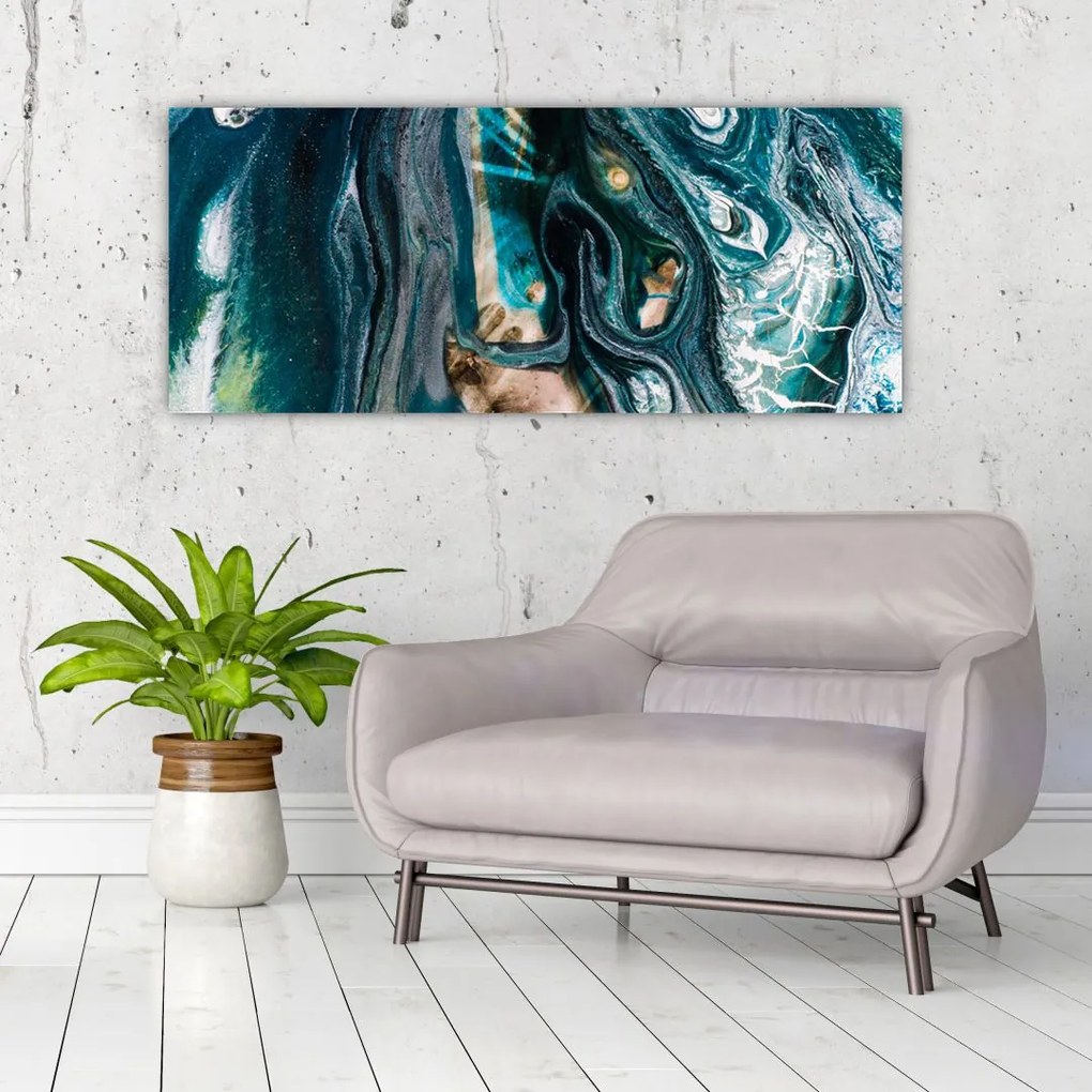 Tablou cu abstracție (120x50 cm)
