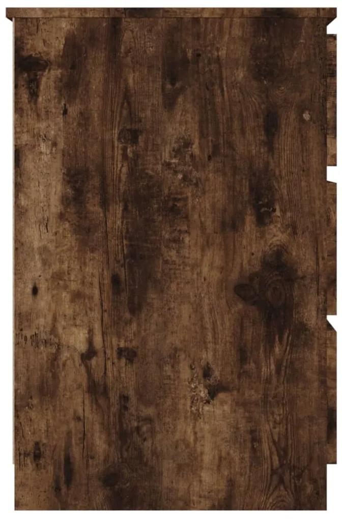 Birou, stejar fumuriu, 140x50x77 cm, lemn prelucrat Stejar afumat