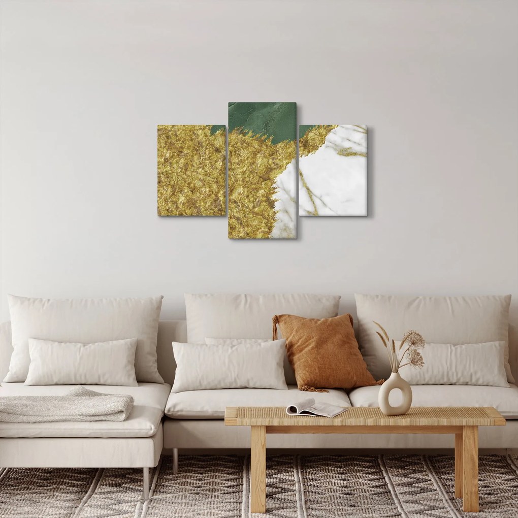 Tablou - Marmură verde N⁰2 (90x60 cm)