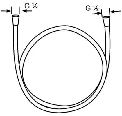 Furtun de dus Kludi Logoflex 1.6 m - 6105605-00