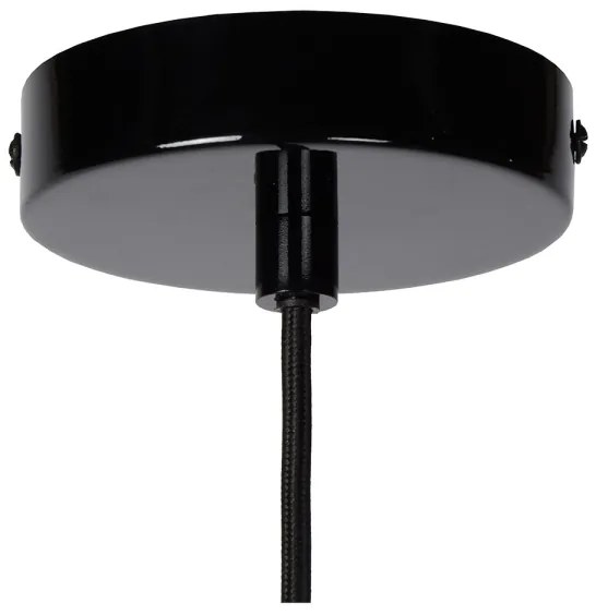 Lustră pe cablu CORENTIN 1xE27/60W/230V neagră Lucide 30484/28/30