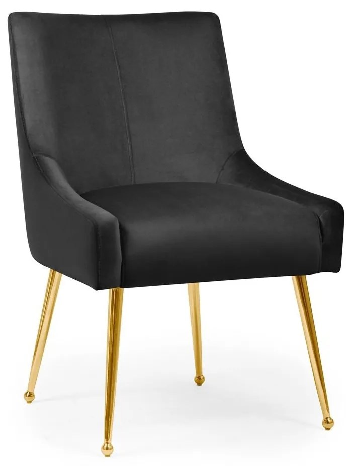 Scaun Sizar negru/gold – H86 cm