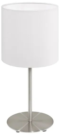 Lampă de masă Eglo 54744 ANADIA 1xE14/40W/230V alb/crom mat