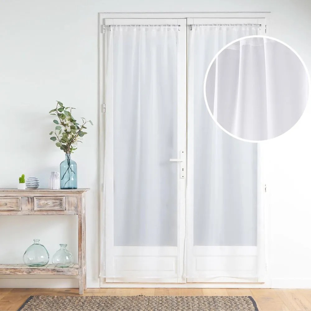 Perdele albe 2 buc. din microsatin 70x200 cm Voiline – douceur d'intérieur