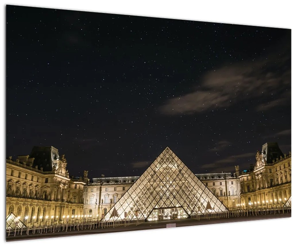 Tablou - Louvre nocturn (90x60 cm)