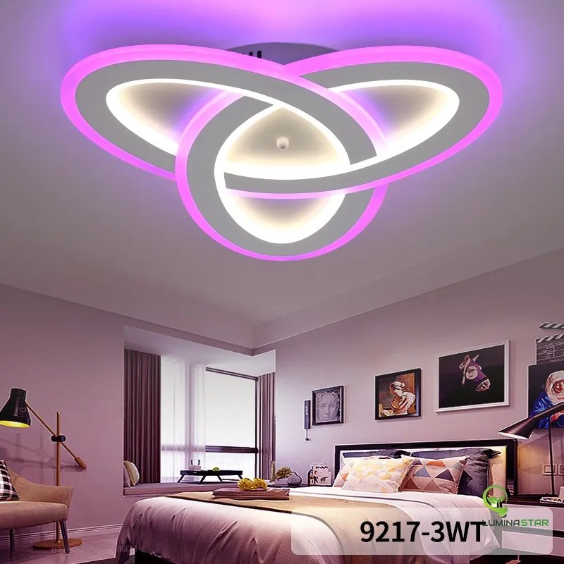 Lustră LED Digital Smart DM9217/3 – Iluminare Inteligentă și Reglabilă cu Tehnologie RGB pentru Orice Ambianță.