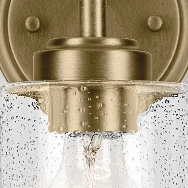 Lampă de perete Kichler KL-WINSLOW-1W-NBR WINSLOW 1xE27/60W/230V alamă