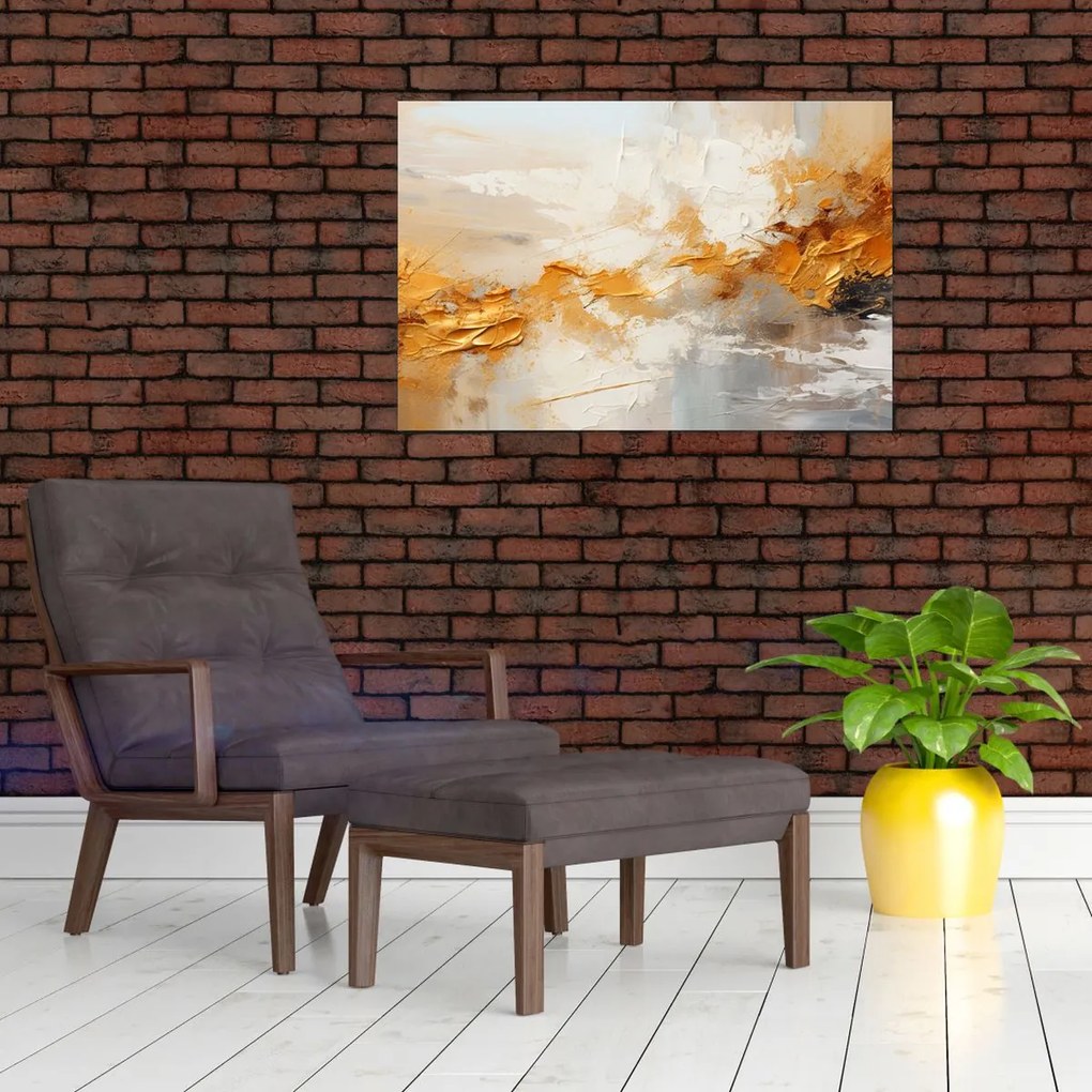 Tablou - Textura aurie (90x60 cm)