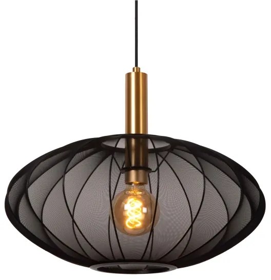 Lustră pe cablu Lucide 03447/52/30 CORINA 1xE27/40W/230V d. 50 cm negru