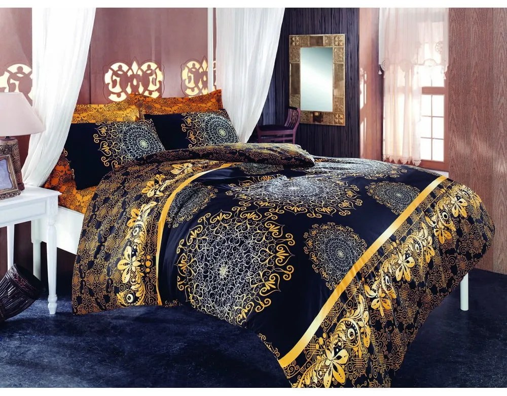 Lenjerie de pat cu cearșaf Osman, 200 x 220 cm