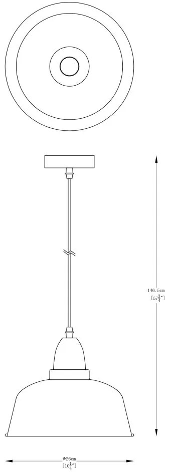 Lustra / Pendul metal design minimalist MENSA