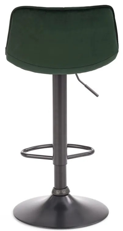 Scaun de bar H95 velvet verde