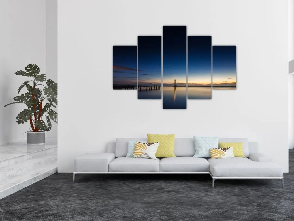 Tablou - Far în zare (150x105 cm)