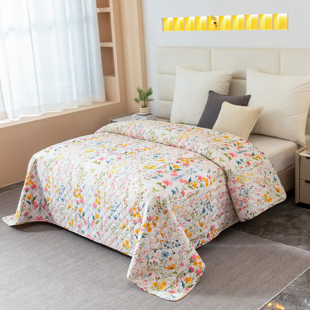 Cuvertura de pat MILLEFLEUR, colorată Dimensiune: 170 x 210 cm