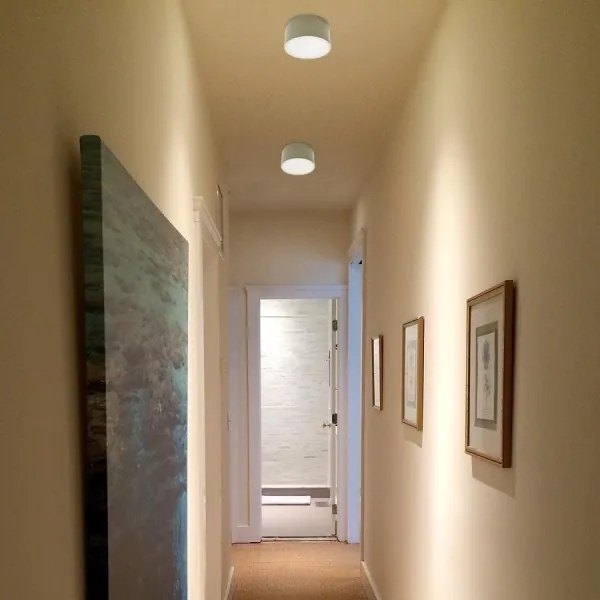 Plafonieră LED LED2 BUTTON LED/17W/230V argintie