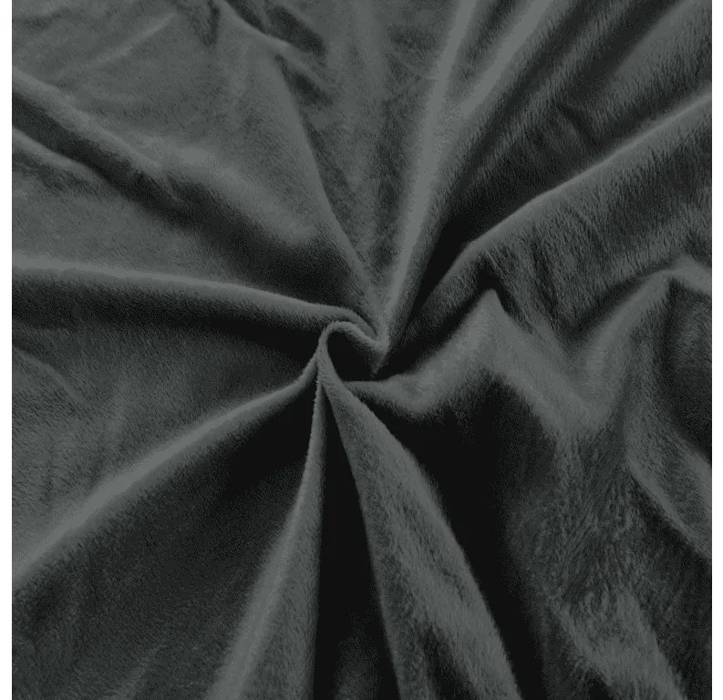 Cearsaf Cocolino microplus cu elastic NOLVIA 90x200 cm grafit