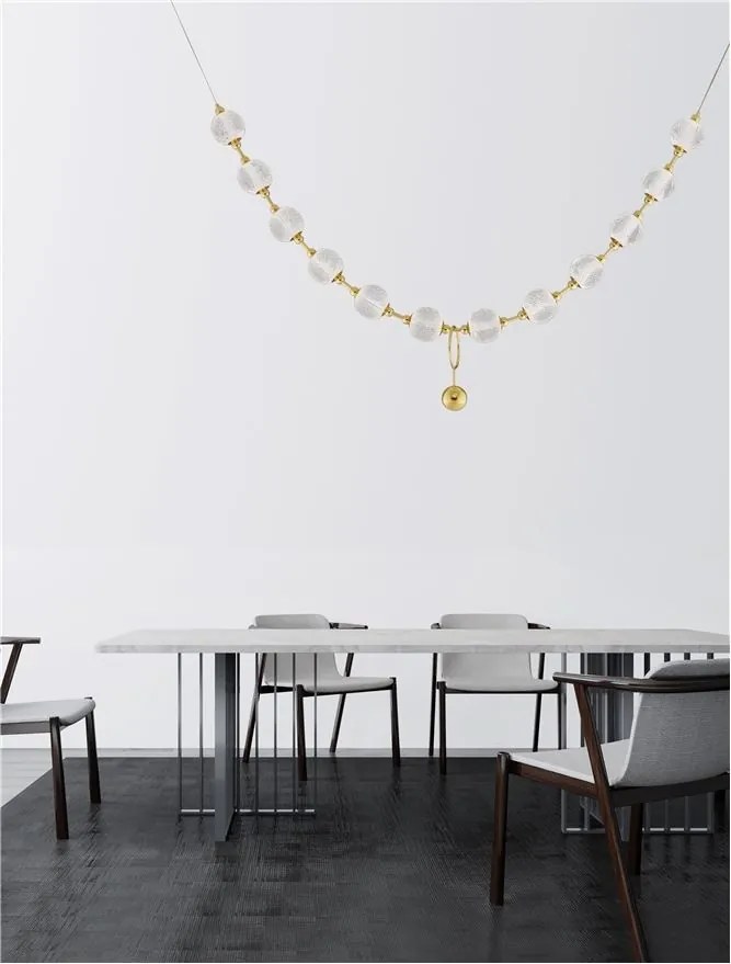 Lustra LED suspendata moderna design elegant BRILLANTE