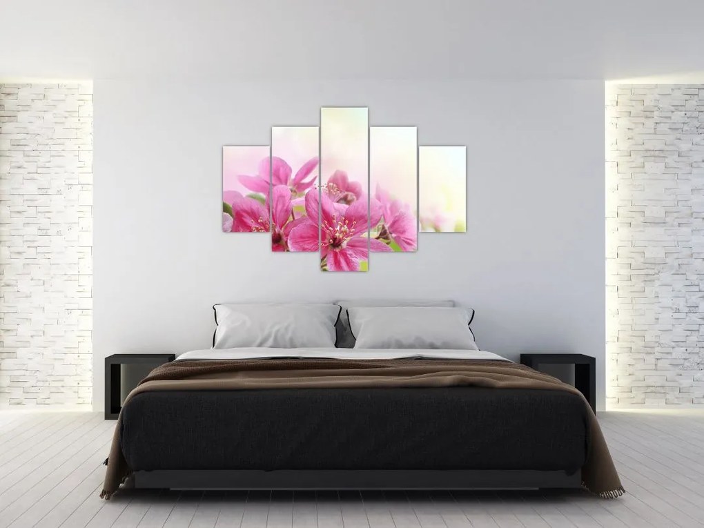 Tablou - Flori roz (150x105 cm)