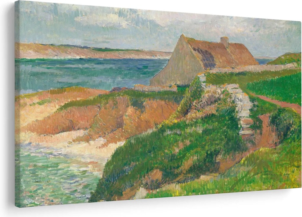Tablou - Henri Moret, The Island of Raguenez, Brittany, reproducere (90x60 cm)
