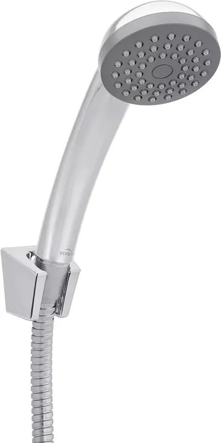 Set de dus cu porter Invena Eol cu 1 functie crom lucios