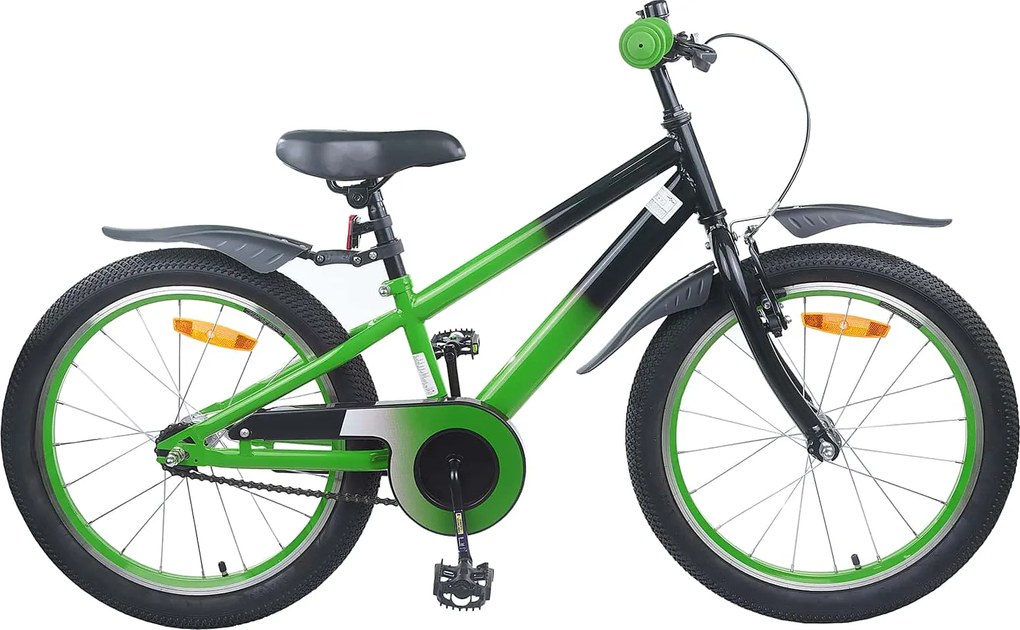 vidaXL Bicicletă pentru Copii 22 Inci pentru 7-12 ani Albastru Negru