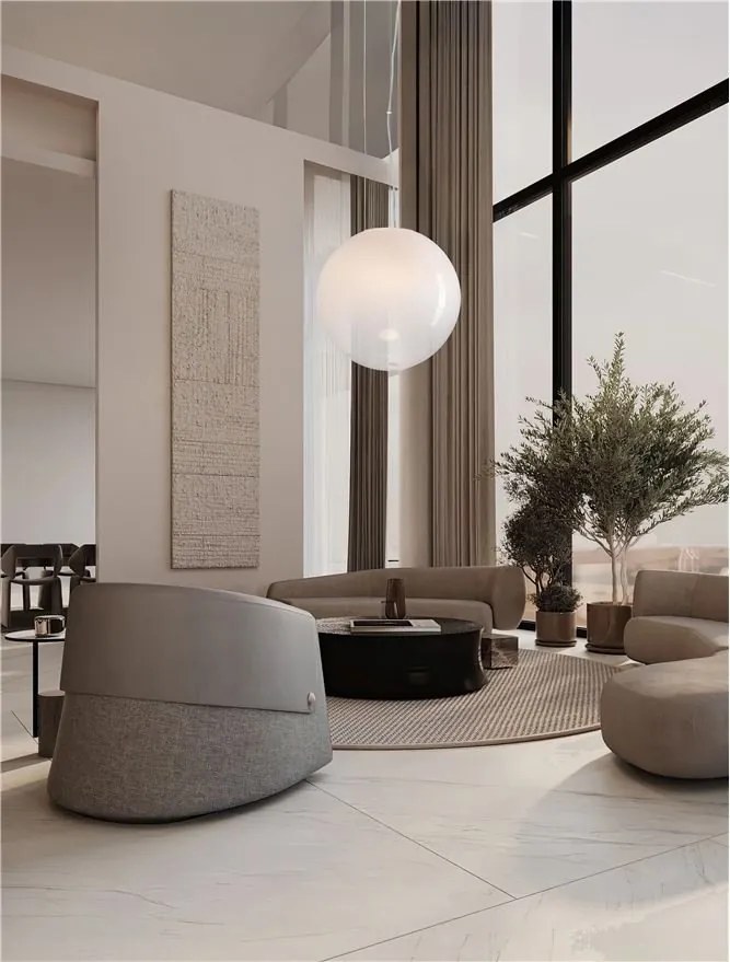 Pendul LED design circular BOLITA diametru-50cm, NVL-9204028