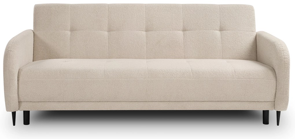 Canapea extensibilă Linda - bej țesătură boucle Lambi 8