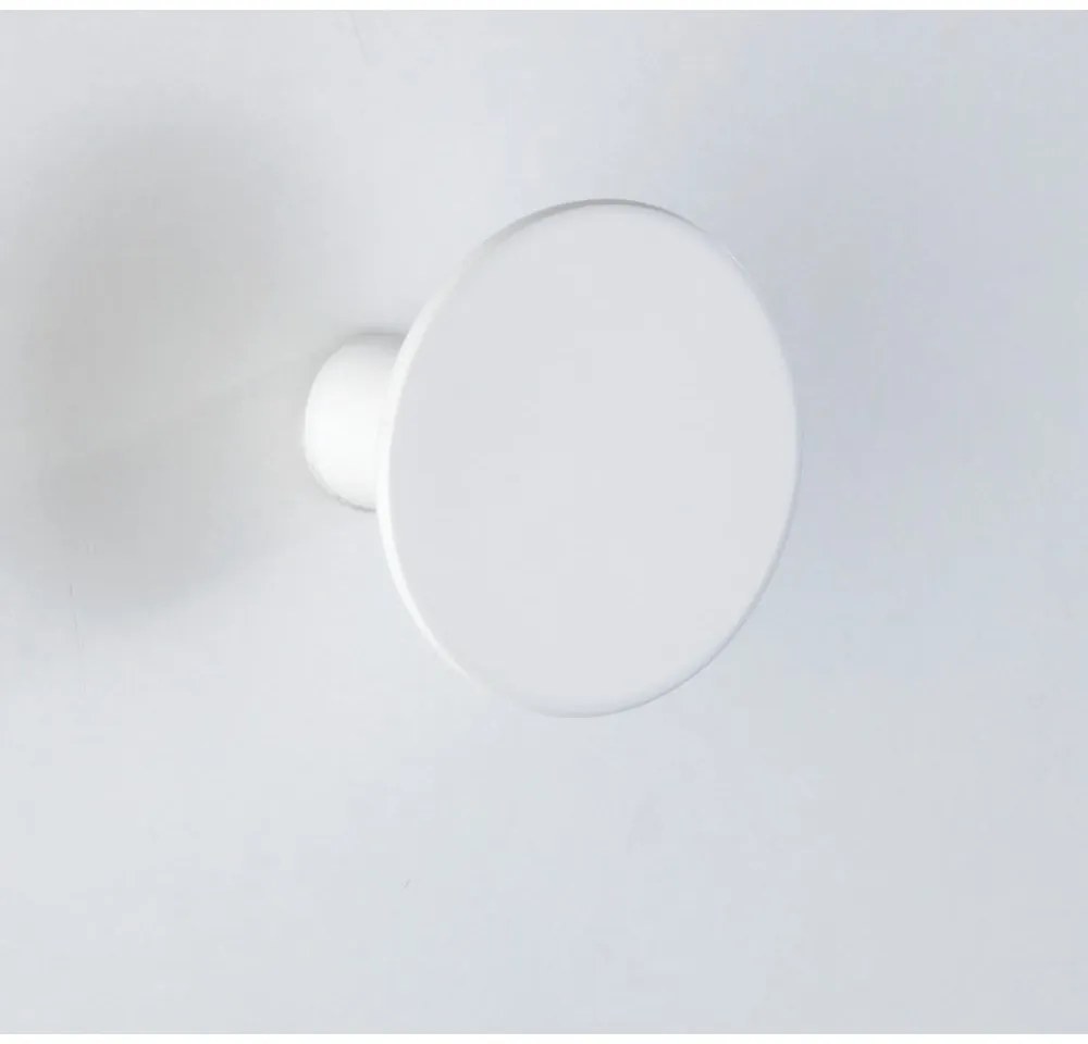 Cârlig de perete Wenko Melle, ⌀ 5 cm, alb