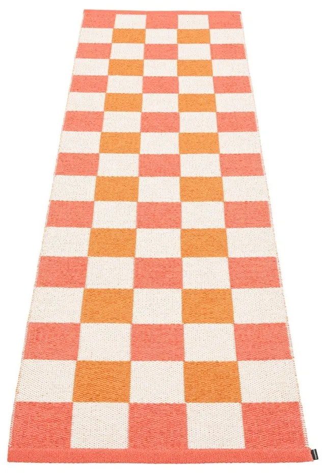 Covor tip traversă pentru interior și exterior somon/portocaliu 70x240 cm Pix Flamingo – Pappelina