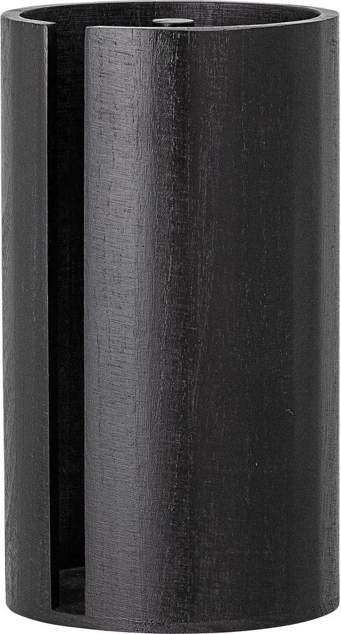 Suport orizontal pentru prosoape de bucătărie din hârtie negru din lemn ø 14,5 cm Celian – Bloomingville