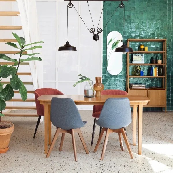 Oglindă de perete Atmosphera SELENA 112x40 cm negru