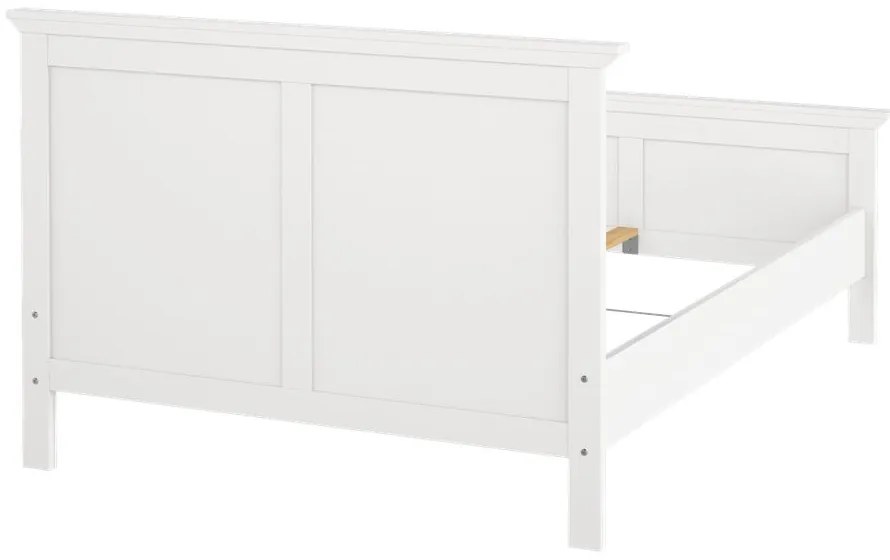 Pat matrimonial alb 140x200 cm Paris – Tvilum