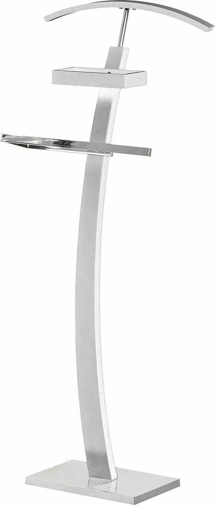 Stander haine WU13, alb, otel/lemn, 32x20x117 cm
