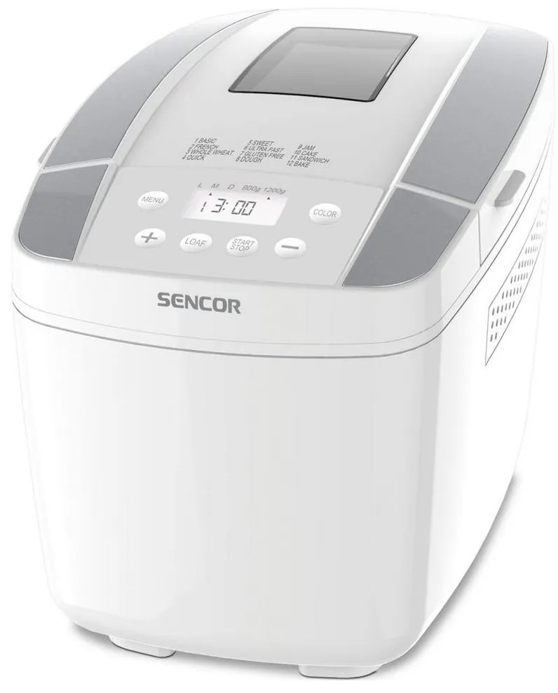 Mașină de pâine cu afișaj LCD 800W/230V Sencor