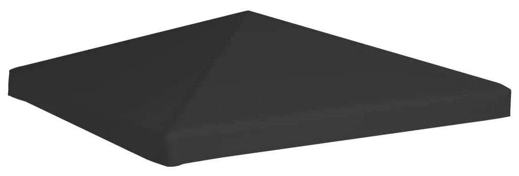 vidaXL Acoperiș de pavilion, negru, 3 x 3 m, 270 g/m²
