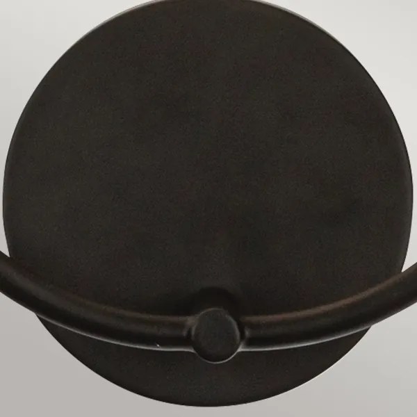 Alora Mood ALM-SYLVIA-2WB-BK-CL - Aplica de perete SYLVIA 2xE14/40W/230V, neagră