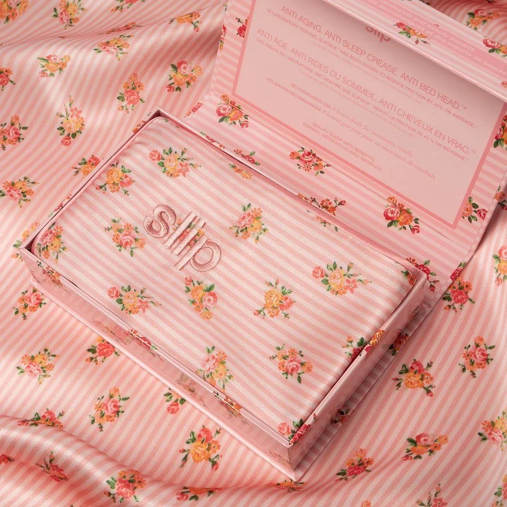 Față de pernă din mătase 51x76 cm Petal – slip