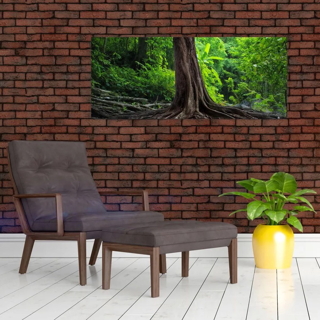 Tablou - Copac bătrîn cu rădăcini (120x50 cm)